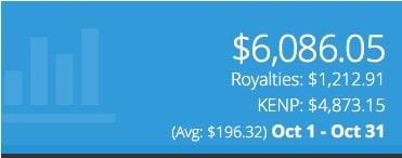 October 2016 KDP Revenue