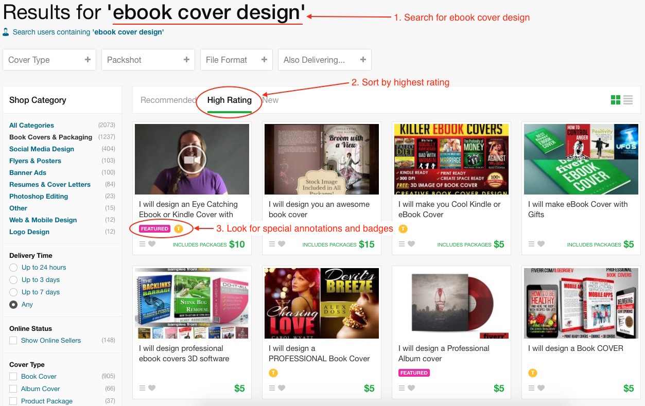 Find a Cover Designer on Fiverr